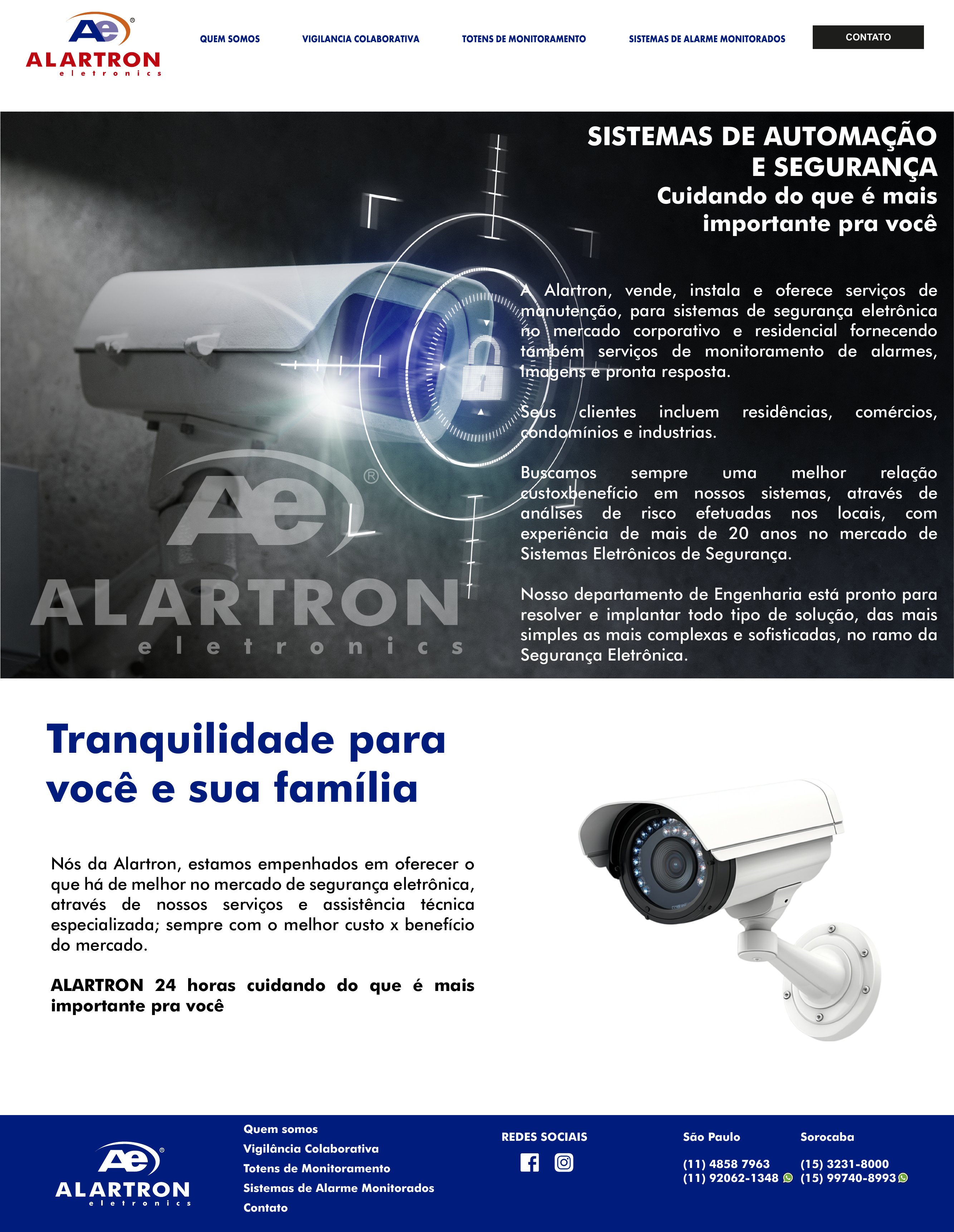 Sistemas de automação e segurança Alartron